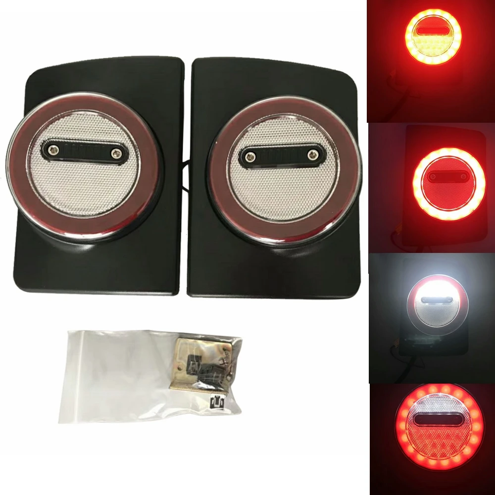 The 2023 Jeep Wrangler Unlimited Rubicon I4 2.0L 12 TailLights