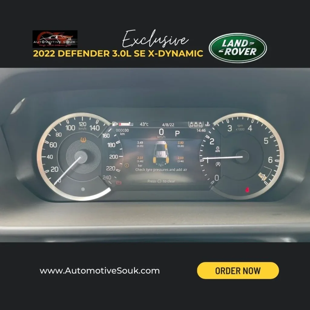 Specs 2022 defender 3.0L SE X dynamic 12
