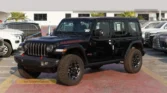 2023 Jeep Wrangler Rubicon Diamond Black exterior and black interior